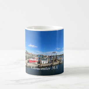Mug Bateaux dans le port de Gloucester