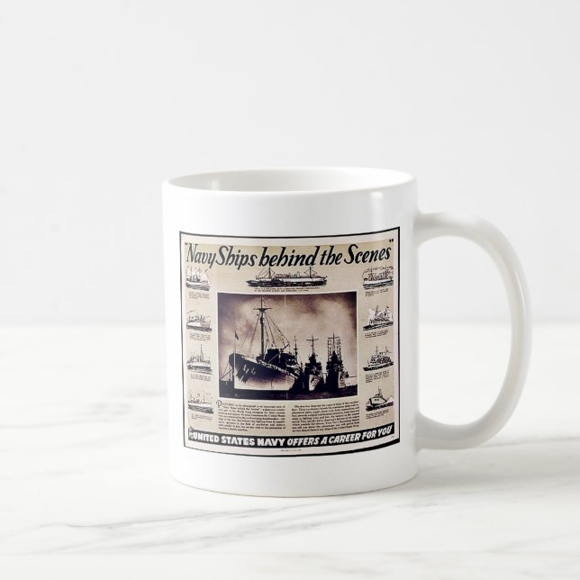 Mug Bateaux de la Marine dans les coulisses (Droite)