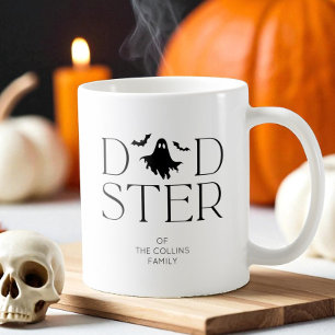 Mug Bateaux fantômes noirs modernes Halloween Dadster 