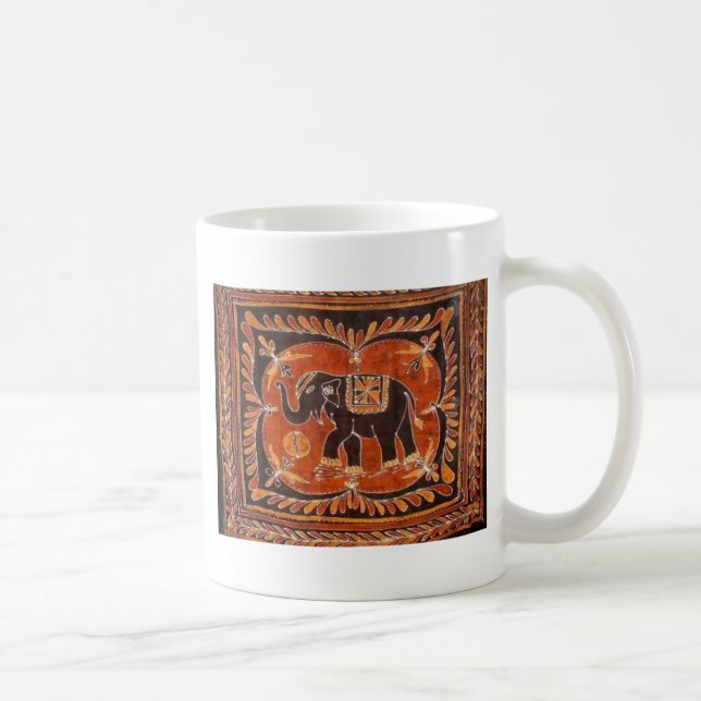 Mug Batik d'éléphant (Droite)