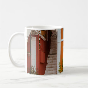 MUG BÂTIMENT EN BÉTON BLANC ET GRIS ORANGE