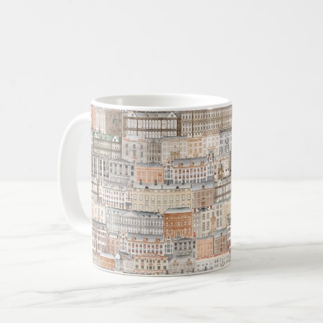 Mug Bâtiments anciens européens (Devant gauche)