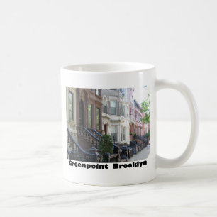 Mug Bâtiments de maison de grès de Greenpoint Brookl