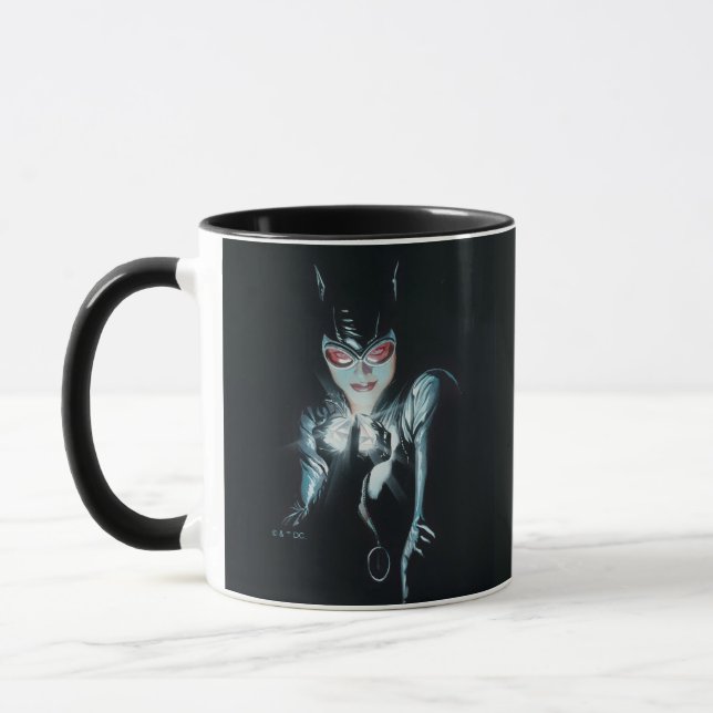 Mug Batman Catwoman Faces of Evil Cover Illustration (Gauche)