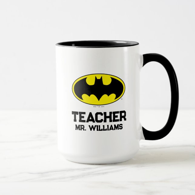 Mug Batman Professeur Collatéral Couleurs (Droite)