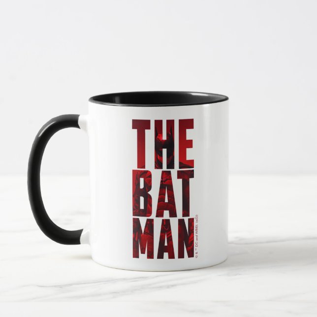 Mug Batman Typography Cutout (Gauche)