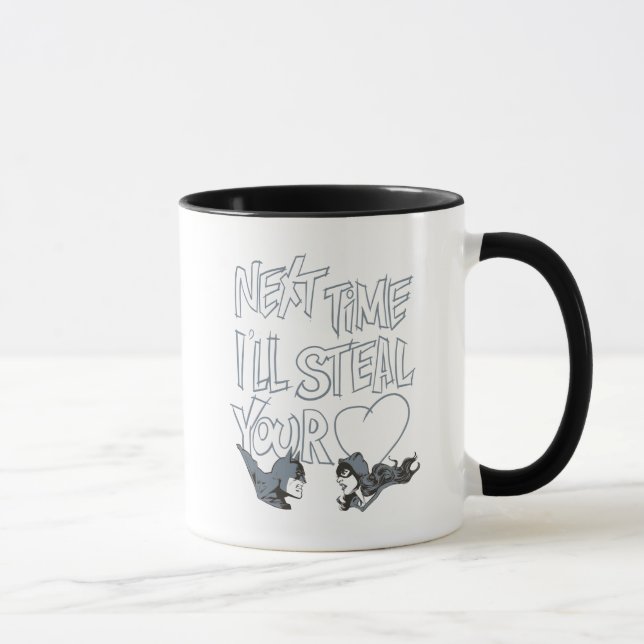 Mug Batman Valentine |Catwoman - Je volerai votre coeu (Droite)
