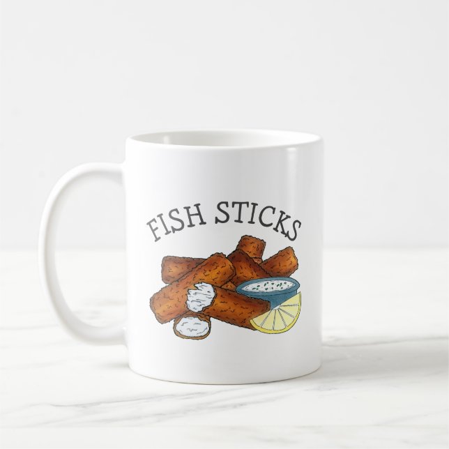 Mug Bâtonnets de poisson Bâtonnets de poisson Doigts d (Gauche)
