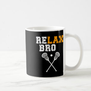 Mug Bâtons de crosse Lacrosse Objectif de crosse Relax