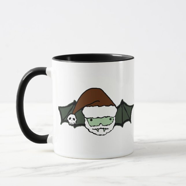 Mug Batte de Père Noël de vampire (Gauche)