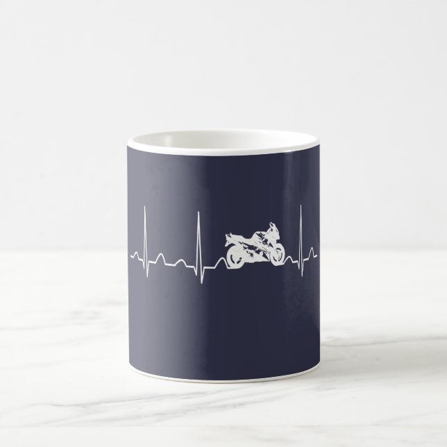 MUG BATTEMENT DE COEUR DE MOTOCYCLETTE (Centre)