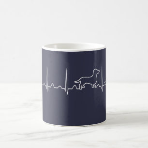 Mug Battement de coeur de teckel
