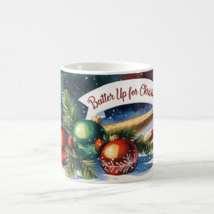 Mug Batterie de baseball pour Noël
