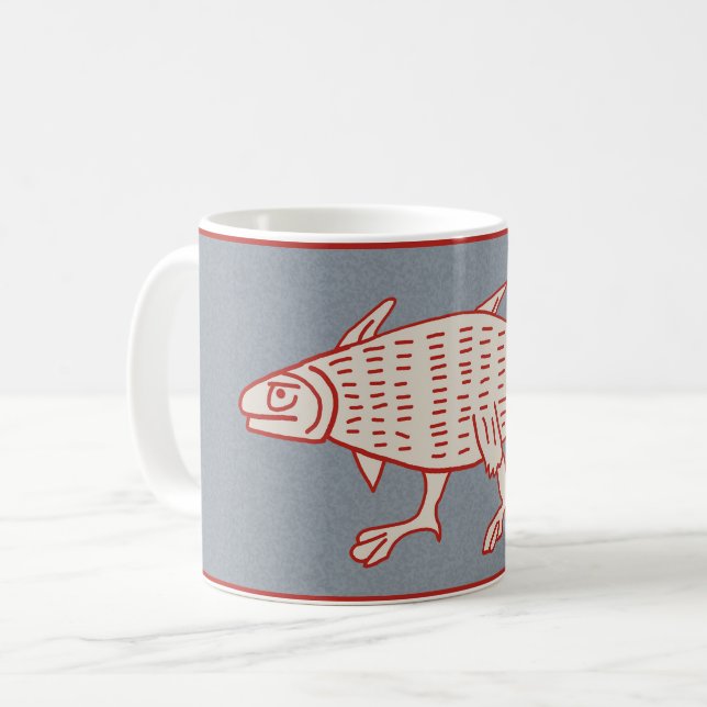 Mug Batterie de café à poisson médiévale (Devant gauche)