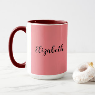 Mug Batteries À Café Ajouter Votre Nom Typé Nom manusc