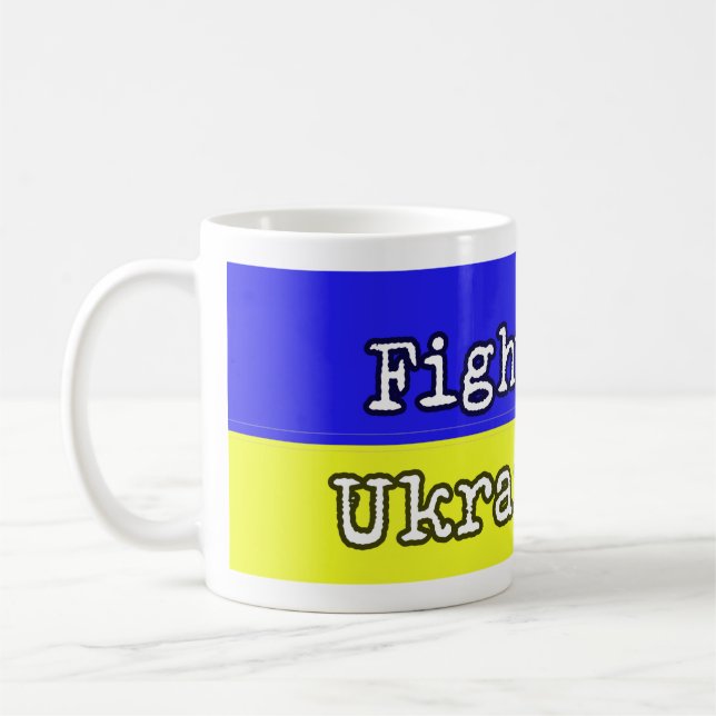 Mug Battez-vous comme les Ukrainiens (Gauche)