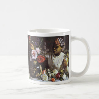 Mug: Bazzile Negress with Peonies Coffee Mug