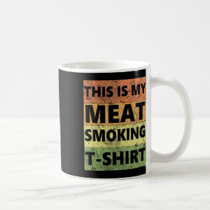 Mug Bbq Smoker Theme Retro - Vintage Ma Viande Fumer