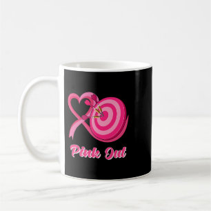 Mug BC Leopard Pink Out Darts Tacker Cancer du sein Aw