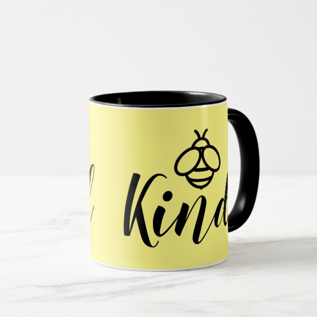Mug Be Kind jolie abeille miel amusant positif stimula (Devant droit)