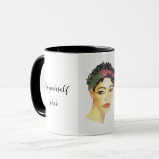 Mug Be yourself ever without fear of being happy