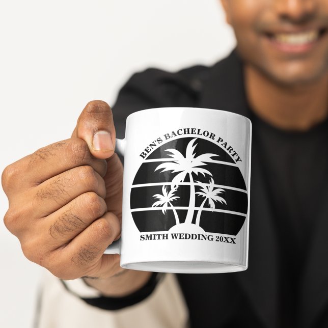 Mug Beach Bachelor Party Island Mariage personnalisé (Créateur téléchargé)