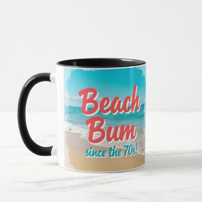 Mug Beach Bum depuis le les années 70 (Gauche)