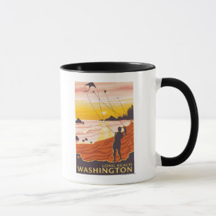 Mug Beach & Kites - Long Beach, Washington