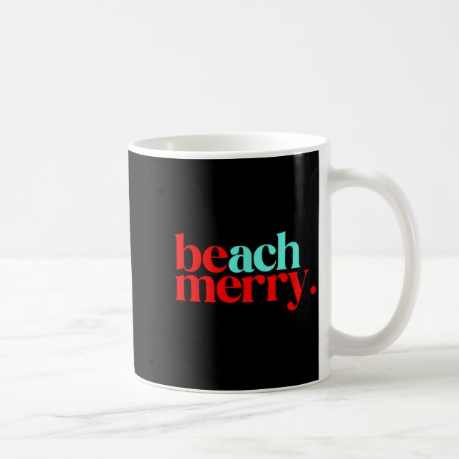 Mug Beach Merry Christmas Funny  (Droite)