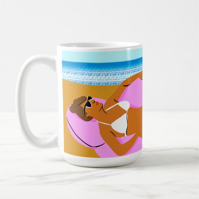 Mug Beachy Keen - rose (Gauche)