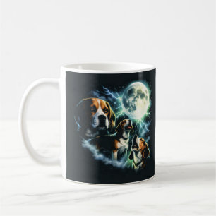 Mug Beagle hurlant à la Lune – Chien de Chasse Nuit