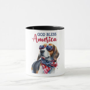 Mug Beagle patriotique