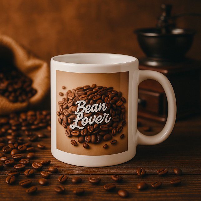 Mug Bean Lover Coffee Beans (Créateur téléchargé)