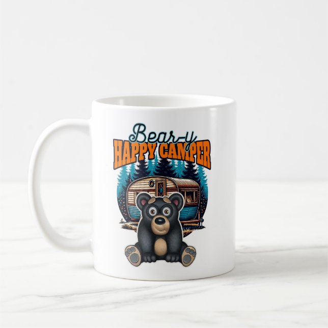 Mug Bear-y Happy Camper Bear (Gauche)