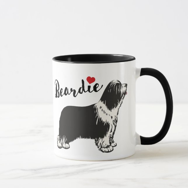 Mug Bearded collie (Droite)