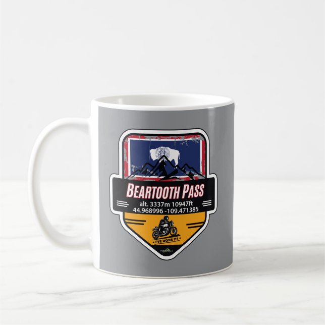 Mug Beartooth Pass Motorcycle US 212 01 (Gauche)