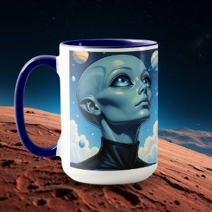 Mug Beau Alien extra-terrestre Être personnalisé