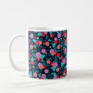 Mug Beau Arrière - plan Floral Ditsy-56676