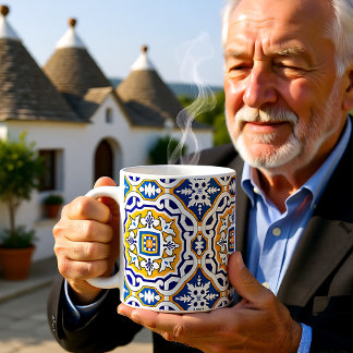 Mug 💙 Beau azulejos bleu azulejos IV XXL