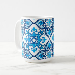 Mug 💙 🤍 Beau bleu - blanc Azulejos X,