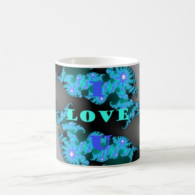 Mug Beau coloré amour univers vectoriel art (Centre)