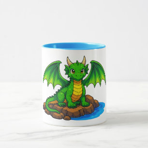 Mug Beau dragon vert