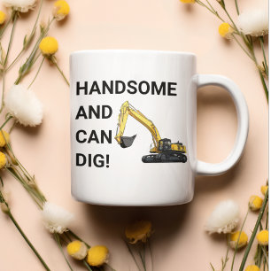 Mug Beau et peut creuser la construction de l'excavatr