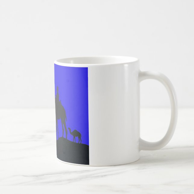 Mug Beau Extraordinaire Sunset Camel Safari Art Imprim (Droite)