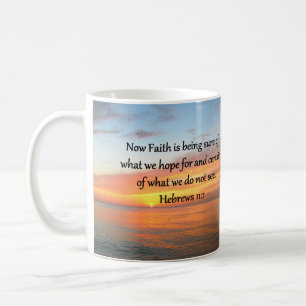 MUG BEAU HÉBREWS 11:1 DESIGN DE LEVER