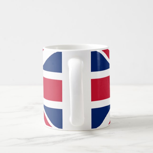 Mug Beau imprimé drapeau du Royaume-Uni (Poignée)