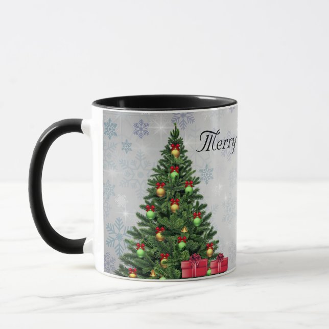 Mug Beau, Magnifique, Étincelant, Pin Tree (Gauche)