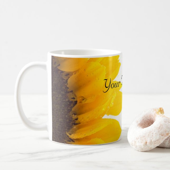 Mug Beau Modèle de tournesol (Avec donut)