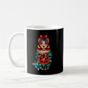 Mug Beau modèle russe poupée russe Poupée russe Matryo