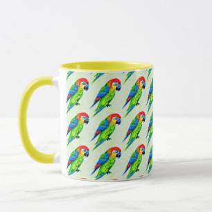 Mug Beau Motif de perroquet coloré